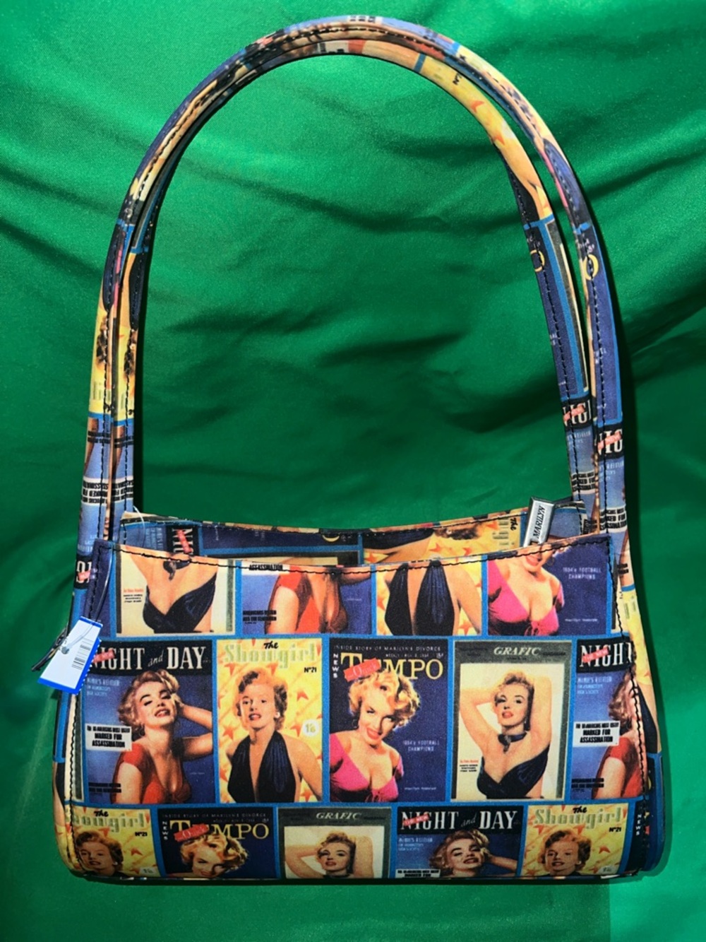 Vtg Y2K Bernard Of Hollywood Marilyn Monroe Shoulder Bag Famous Pics NWT Unique!